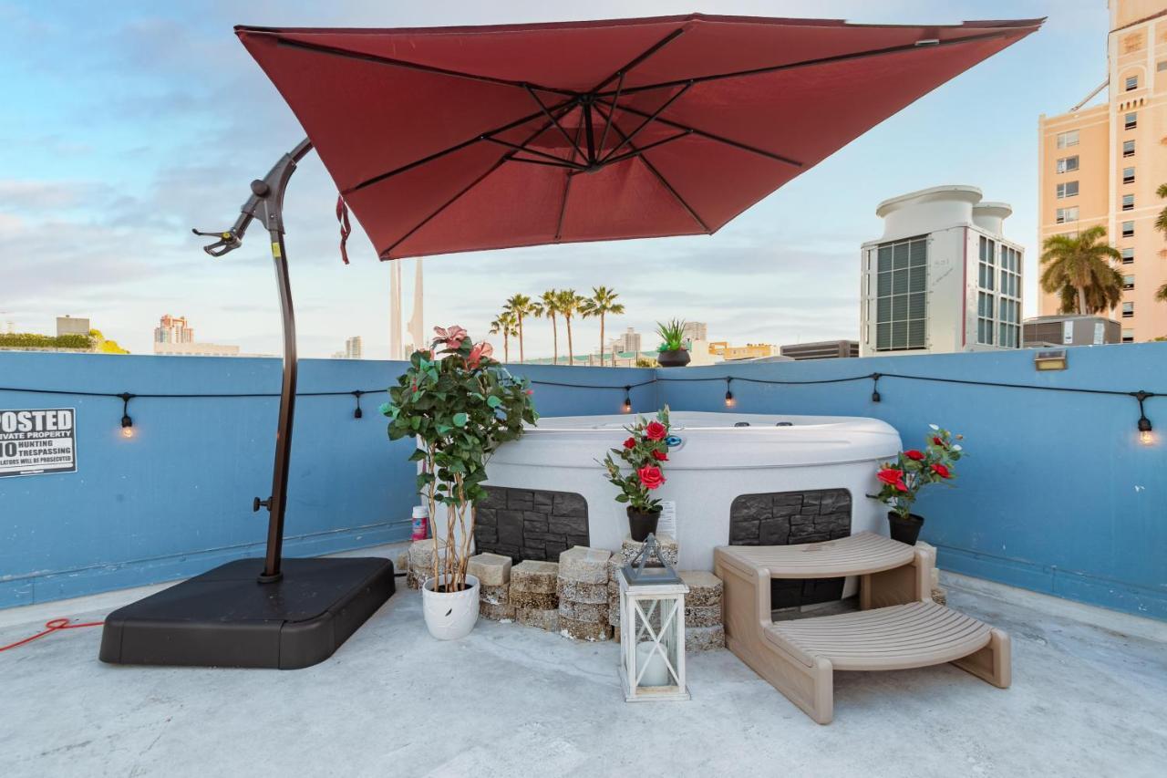 2Bedroom 2Bath Loft Exclusive Rooftop&Jacuzzi,1Block From Beach Miami Beach Exterior photo