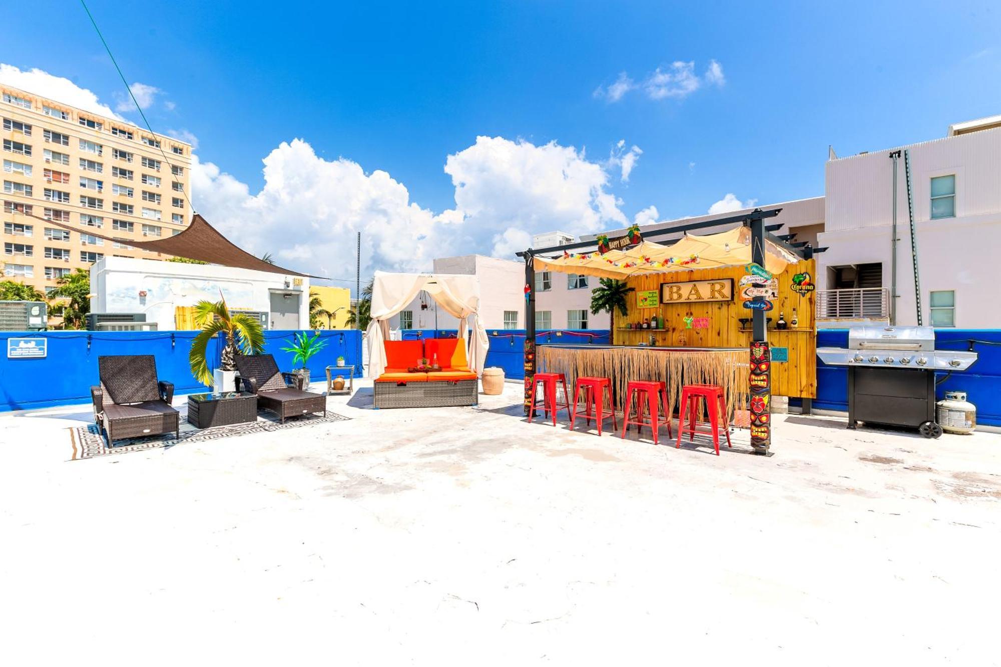 2Bedroom 2Bath Loft Exclusive Rooftop&Jacuzzi,1Block From Beach Miami Beach Exterior photo