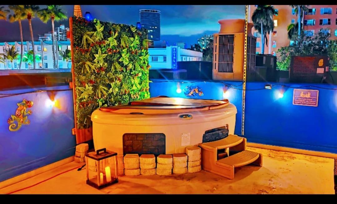 2Bedroom 2Bath Loft Exclusive Rooftop&Jacuzzi,1Block From Beach Miami Beach Exterior photo